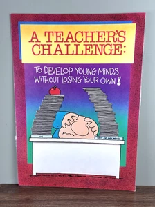 Ziggy Poster A Teacher's Challenge laminiert Vintage 1993 Argus Tom Wilson 13,5 x 19 - Bild 1 von 4