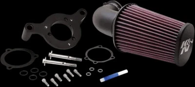 KN Aircharger Sistema de Respiración de Admisión de Aire Mandril Negro Harley Fat Boy 2001-2015 Foto 1 de 4