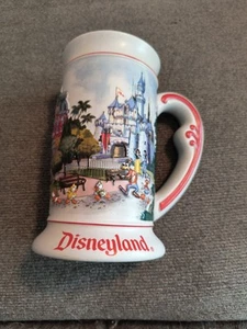Vtg Walt Disneyland 3D Ceramic Beer Stein Main Street Castle Ceramarte Brazil - Picture 1 of 5