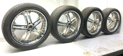2012-2016 LAND ROVER DISCOVERY LR4 WHEEL RIMS SET 22''  W/ TIRES. - Image 1 of 4