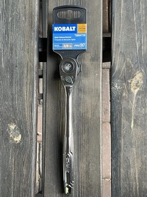 Kobalt 3/8” Quick-Release Ratchet Pro 90 Tooth#2884728-81697, Lifetime Guarantee - Image 1 of 4