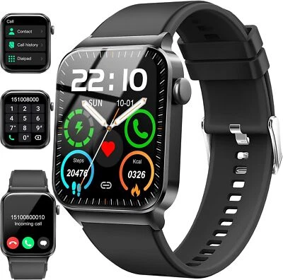Smartwatch for Men & Women Heart Rate, Sleep Monitor, Fitness Tracker Waterproof - Image 1 of 4