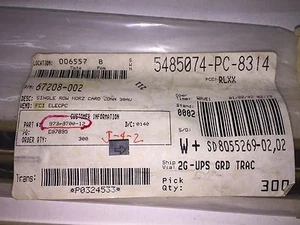 (QTY=20) 67208-002, 2 Position Recept Conn 0.100" (2.54mm) Through Hole RA Gold  - Picture 1 of 5