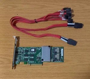 LSI 9750-8i 8-port PCI-E 6Gb/s SATA/SAS RAID Controller Card - Afbeelding 1 van 2