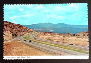 Mount Taylor Interstate 40 Old Cars New Mexico NM Curt Teich Postcard 1972 4x6 - Picture 1 of 2