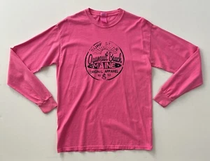Surf Style Beach Pink Long Sleeve Medium Men's T-Shirt 0003 - Picture 1 of 11
