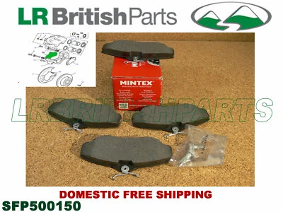 PASTILLAS DE FRENO DELANTERAS LAND ROVER DISCOVERY II RANGE ROVER 4.0/4.6 SFP500150 MINTEX Foto 1 de 4