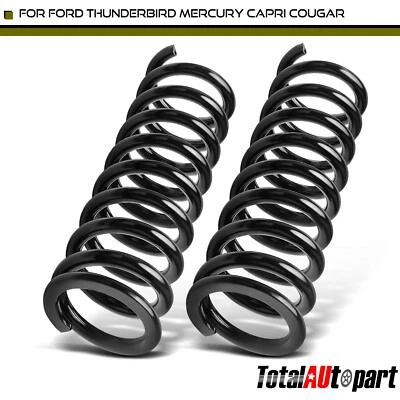 2x Coil Springs for Ford Thunderbird 1983-1987 Mercury Capri Cougar Zephyr Front - Image 1 of 4