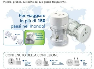 ADATTATORE UNIVERSALE DA VIAGGIO - Imagen 1 de 2