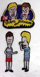 Beavis & Buthead bestickte Aufnäher Sammlung - 3 verschiedene - Ihre Wahl oder Set - Bild 1 von 6