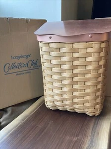 Longaberger 2006 Collectors Club Mailbox Basket w/Protector & Liner - Picture 1 of 12