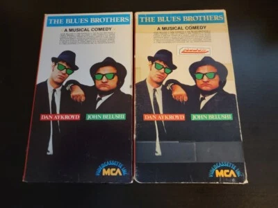 The Blues Brothers VHS MCA Rainbow Logo 1980 *2 TAPE VERSION* TRUE 1st RELEASE! - Image 1 of 4