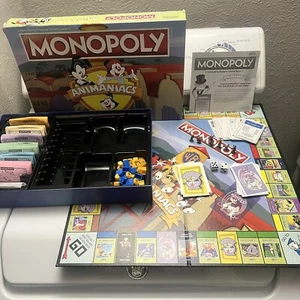 Animaniacs Monopoly Spiel Warner Bro Hasbro 100% vollständig - Bild 1 von 8