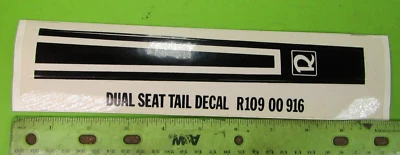 Adesivo traseiro Rickman Honda CR 750 CR 900 assento duplo p/n R109 00 916🔥OEM🔥NOS - Imagem 1 de 3