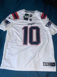 Men's New England Patriots Mac Jones Nike White Vapor Limited Jersey Size XL - Picture 1 of 6