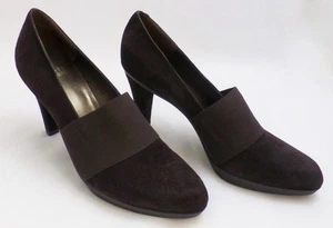 Authentische Stuart Weitzman "Bando" braune Cola Wildleder Heels Gr. 10M 398 $ - Bild 1 von 11