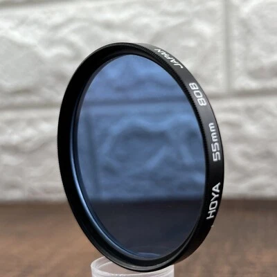 Genuine Hoya 55mm Circular Threaded 80B Blue Lens Conversion Filter Japan EXC+ - Image 1 of 4