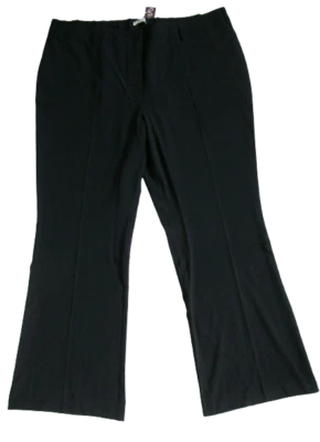 Sheego Damen Hose Schwarz Bundfaltenhose Stoffhose Anzughose Übergröße Gerade - Bild 1 von 4