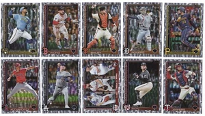 2025 Topps Series One Silver Crackle Foilboard 10 Card Lot Rookies Sale Imanaga - Picture 1 of 1