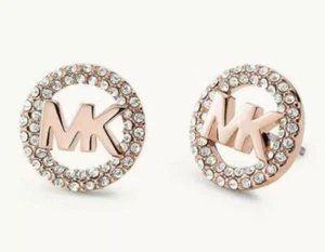 Nuevos con etiquetas Michael Kors Logotipo Pavimentado con Logotipo Dorado MKJX7322710 - Imagen 1 de 7