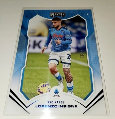 Lorenzo Insigne 2021-22 Panini Chronicles 74 Playoff Serie A Blue SP /99 Napoli - Image 1 of 4