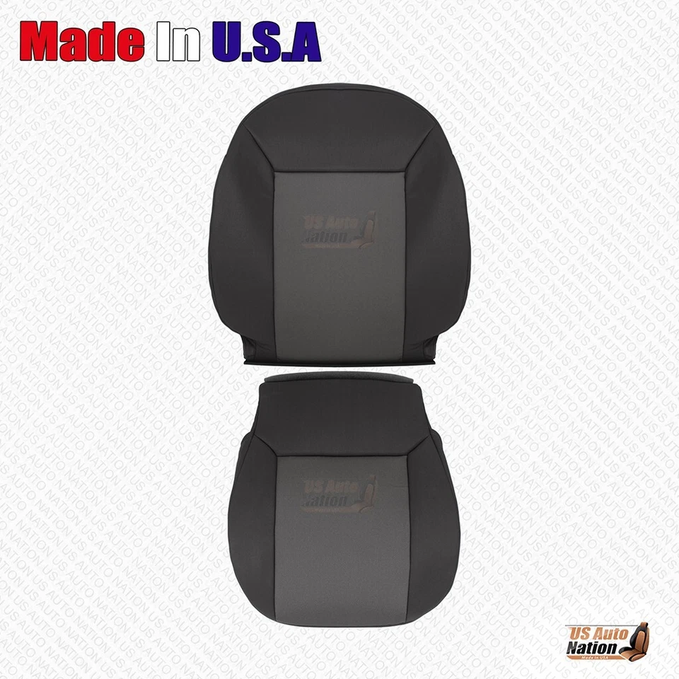 2018 2019 For Ram ProMaster City Front Driver Bottom & Top  Cloth Cover Black - Image 1 of 4