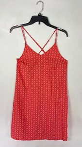 Old Navy Womens Mini Dress Sleeveless Strappy Geometric Print Red Size Small. - Bild 1 von 20
