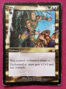 Magic The Gathering APOCALYPSE FOIL YAVIMAYA'S EMBRACE blue/green card MTG - Picture 1 of 2