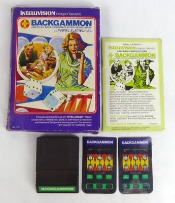Intellivision Spiel in OVP -- BACKGAMMON -- Mattel (no Atari) - Bild 1 von 3