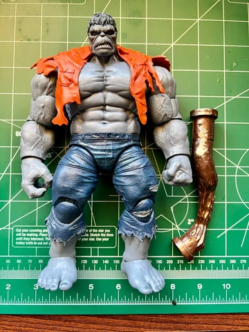 Marvel Legends The Incredible Hulk Grey 80 Years 80th Anniversary Retro Card Cover
