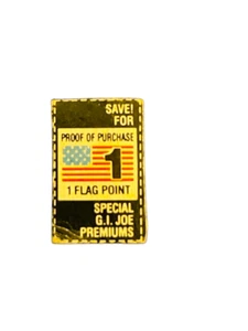 Vintage 1980's Gi Joe 1 Flag Point - Picture 1 of 2