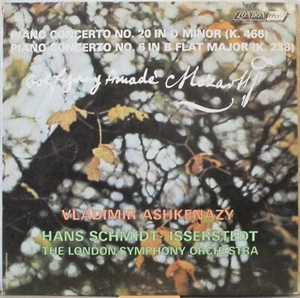 MOZART Piano Concertos 20 & 6 LP Vladimir Ashkenazy; LSO, Schmidt-Isserstedt - Picture 1 of 1
