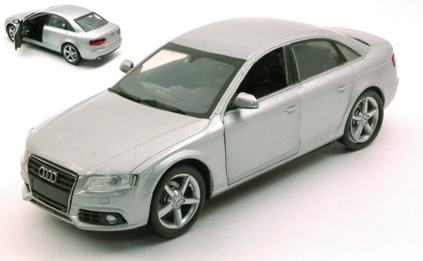 AUDI A 4 2008 SILVER 1:24 - Immagine 1 di 1