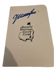 Colin Montgomerie signed autograph auto Augusta National Masters Scorecard BAS - Picture 1 of 5