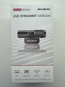AverMedia Live Streamer Webcam 1080P 360 Swivel Design  - Picture 1 of 2