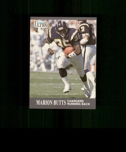 1991 Fleer Ultra #120 Marion Butts Football Card Chargers - Picture 1 of 2
