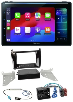 Pioneer Bluetooth DAB MP3 USB Autoradio für VW Polo (ab 14) - piano-schwarz - Bild 1 von 4