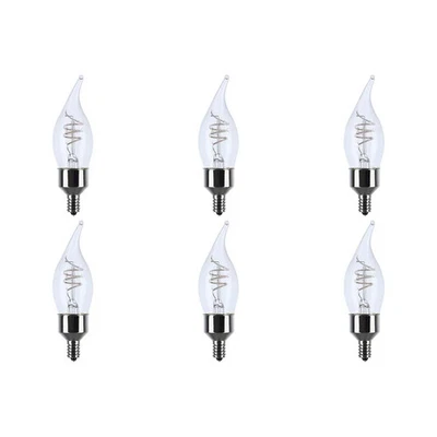 SATCO 4 Watt LED - CA11 - Flex Gray Coil - 2700K - 120V - 6PK - Image 1 of 4