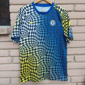 Camiseta deportiva de entrenamiento de fútbol pre partido Nike Chelsea 2021-22 para hombre grande - Imagen 1 de 6
