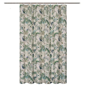 Tenda Ellis Brissac classica tenda doccia design floreale 70"" x 72"" blu - Foto 1 di 4