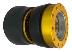 Gold Black Quick Release Steering Wheel Boss Kit for VW Karmann Ghia 1500 GB - Picture 1 of 6