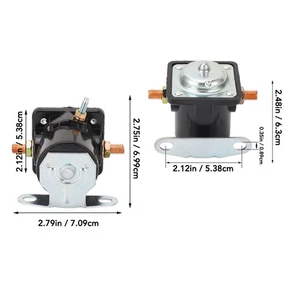 ༝6 Volt 3 Terminals Solenoid Switch Relay Starter Solenoid 20‑7000392 For Allis - Bild 1 von 22