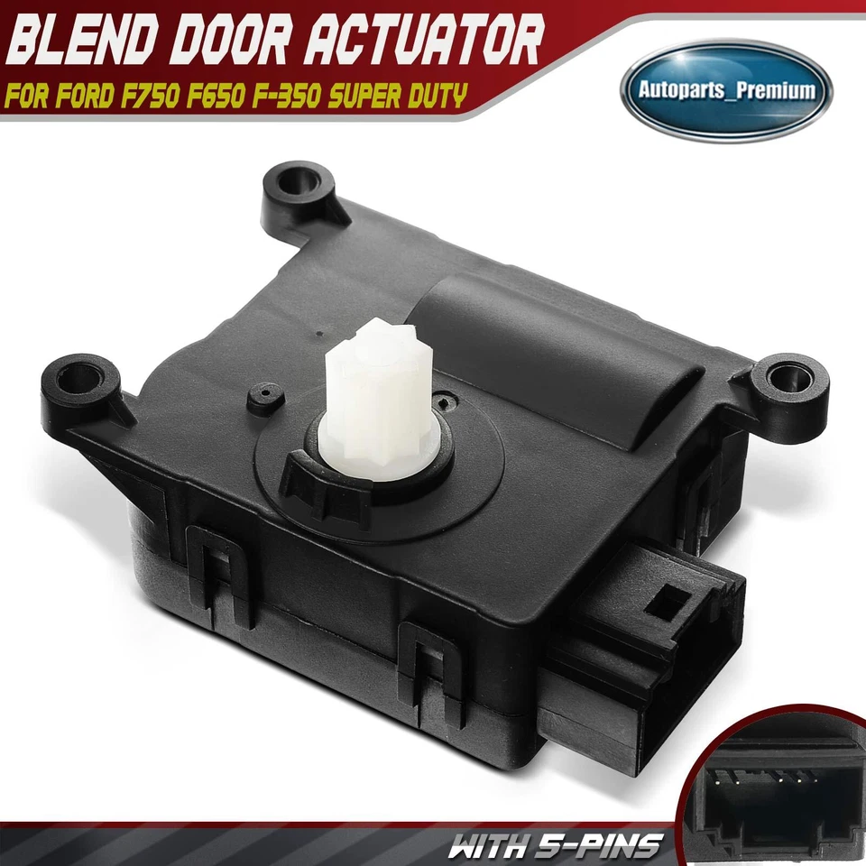 Actuador de puerta de aire de mezcla de calefacción de aire acondicionado HVAC para Ford F750 F650 F-350 Super Duty Foto 1 de 4