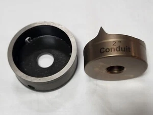 61.5 mm - 2" Conduit TriStar+ Stainless Steel Punch & Die Set - Picture 1 of 2