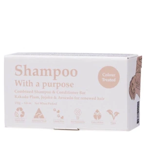 Shampoo With A Purpose Natural & Vegan Shampoo Bar Colour Treated 135 g - Picture 1 of 4