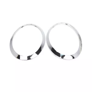 Chrom links rechts Scheinwerfer Ring Blende für Mini Cooper F55 F56 F57 2014-21 - Bild 1 von 5