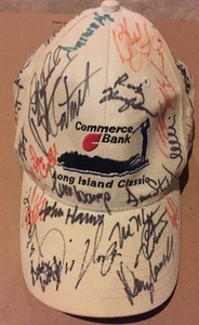 Long Island Classic Golf Seniors Tournament Signed Hat 30+ Eisenhower Red - Picture 1 of 8