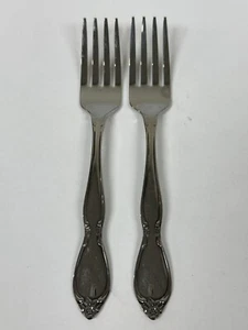 2 Oneida Community CHATELAINE Stainless Childs Fork Betty Crocker Baby Toddler - Picture 1 of 2