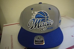 Auténtica gorra Orlando Magic 47 marca ajuste ajustable gris/azul totalmente nueva - Imagen 1 de 1
