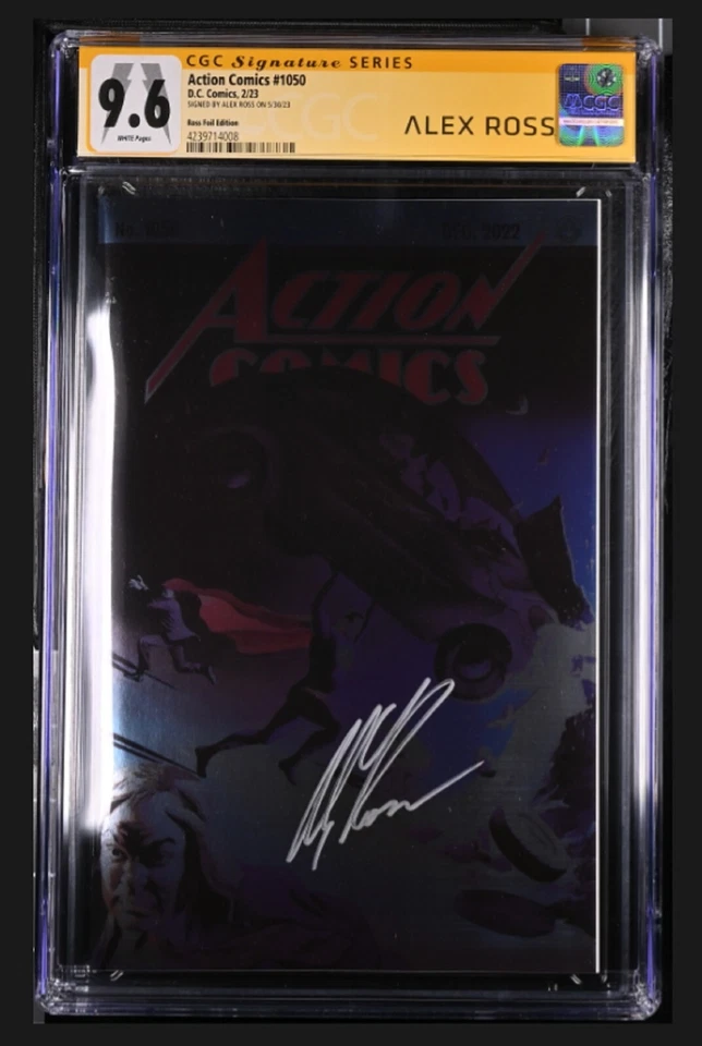 Action Comics #1050 SS Signed Alex Ross Foil Variant CGC 9.6 ( DC Comics) 1 2 - Image 1 of 4